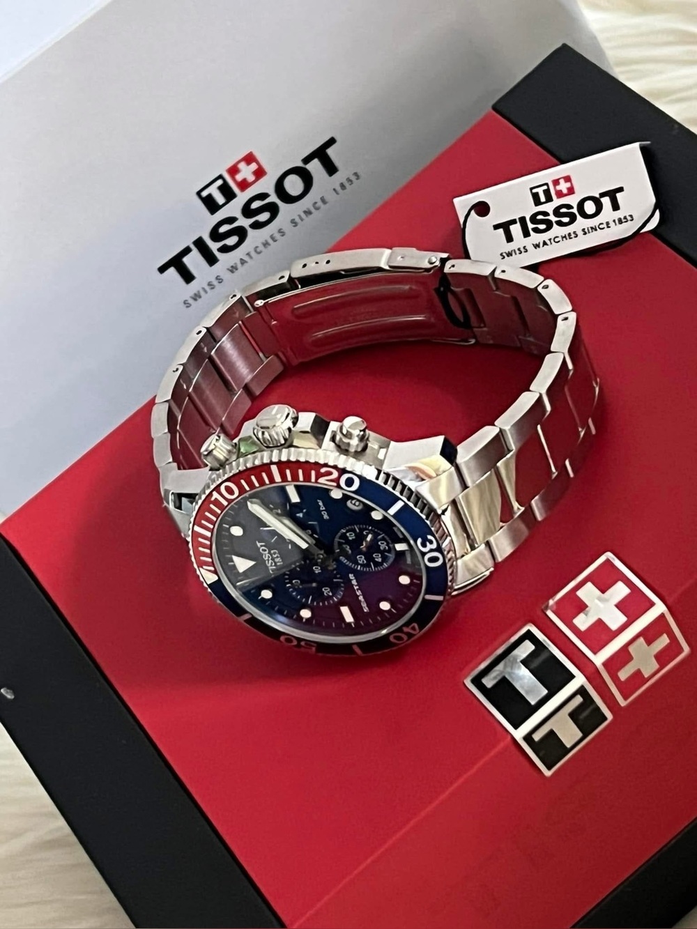 T120.417.11.041.03 - Tissot Men’s Seastar 1000 Quartz Chronograph Watch - Picture 8 of 12